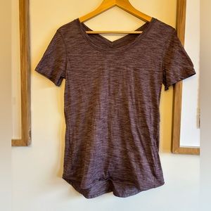 Lululemon Purple Athletic Shirt Size 6?